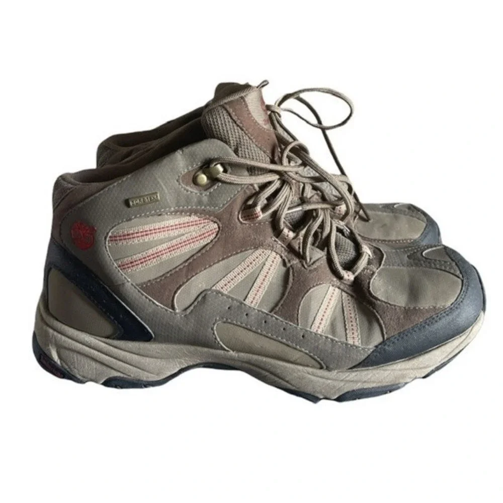 Timberland 94123 Gore-Tex Hiking Boots‎ Mens 10.5 Brown Waterproof Mid Top